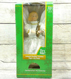 Christmas Figure Angel Harp North Pole Productions Animated Standing Sound Decor