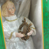 Christmas Figure Angel Harp North Pole Productions Animated Standing Sound Decor
