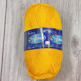 Sinfonia Omega 100% Cotton Yarn Knitting Crochet Set of 5 Orange Variety Skeins