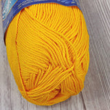 Sinfonia Omega 100% Cotton Yarn Knitting Crochet Set of 5 Orange Variety Skeins