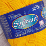 Sinfonia Omega 100% Cotton Yarn Knitting Crochet Set of 5 Orange Variety Skeins