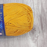 Sinfonia Omega 100% Cotton Yarn Knitting Crochet Set of 5 Orange Variety Skeins