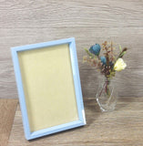 Photo Picture Frame Ornate Light Blue Table Top Display Home Décor 4.25x6.25 in
