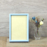 Photo Picture Frame Ornate Light Blue Table Top Display Home Décor 4.25x6.25 in