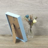 Photo Picture Frame Ornate Light Blue Table Top Display Home Décor 4.25x6.25 in