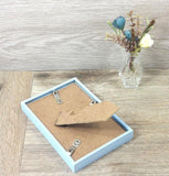 Photo Picture Frame Ornate Light Blue Table Top Display Home Décor 4.25x6.25 in