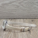 Women's Luxury Wrist Watch Fashion Rhinestone White Ceramic Jewel Bracelet Watch