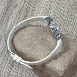 Women's Luxury Wrist Watch Fashion Rhinestone White Ceramic Jewel Bracelet Watch