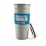 Stainless Steel Tumbler BPA Free For Cold Drinks 32 oz Tall Thermos Cup Gray
