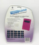 Phraz Case IPad Mini Personalize Silicone Cover Light Flashing Emoticons Pink