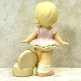 Enesco Lucie Attwell Memories of Yesterday Girl Dressed as Ballerina Figurine