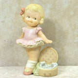 Enesco Lucie Attwell Memories of Yesterday Girl Dressed as Ballerina Figurine