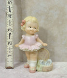 Enesco Lucie Attwell Memories of Yesterday Girl Dressed as Ballerina Figurine