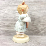 Enesco Memories of Yesterday "Comforting Thoughts" Girl Figurine Collection VTG
