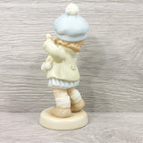 Enesco Memories of Yesterday "Just Longing to See You" Winter Girl VTG Figurine