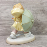 Ensco Collection "You're My Sunshine On A Rainy Day" 1995 Vintage Boy Figurine