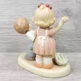 Ensco Collection "Loving You One Stitch  At A Time" 1995 VTG Boy & Girl Figurine