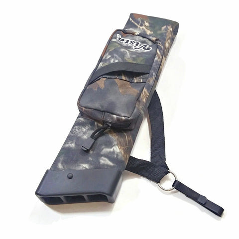 Vista Brave Quiver Camo Archery Hunting Side  3 Tube Right Handed 17'' w/ Pouch