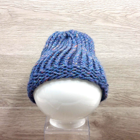 Kids Winter Hat Toddler 100% Wool Knitted Handmade Warm Beanie Crochet Bonnet
