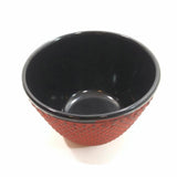 Japanese Cast Iron Tea Cups Mugs Pair 2pcs Red Teacup Cup Set of 2 Home Décor