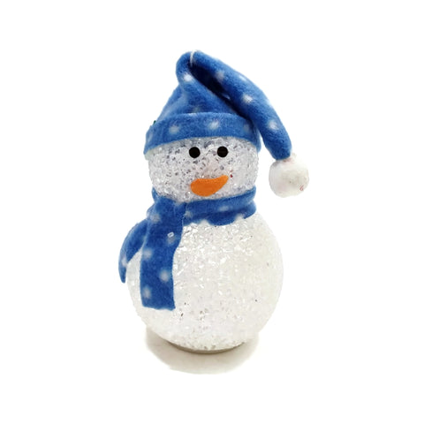 Ornaments Snowman Hanging Christmas Tree Decoration Holiday Seasons Gifts Blue H