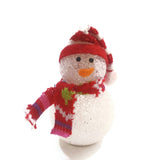 Snowman Christmas Tree Ornament Hanging Décor Holiday Seasons Gifts Red/White