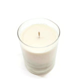 Vanilla Scented White Glass Jar Candle