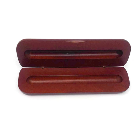 Pen Box Dark Wood Pen Case Personal Gift For Him