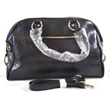 Women's Black HandBag Classic Fashion Shoulder Bag Purse Wallet Gift for Her NWT