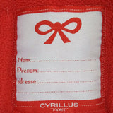 CYRILLUS PARIS Girls Kids Toddler Winter Warm Red Coat Jacket