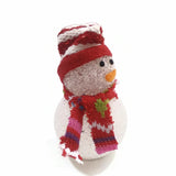 Snowman Christmas Tree Ornament Hanging Décor Holiday Seasons Gifts Red/White