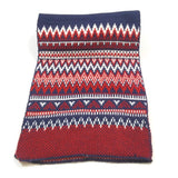 Women's Scarf Old Navy Knitted Warm Shawl Wrap Red/Blue Winter Veil Neck Warmer