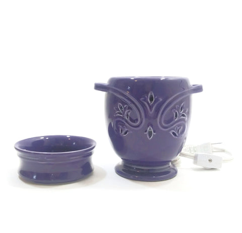 Ceramic Electric Scent Oil Diffuser Candle Holder Burner Aroma Fragrance Lamp