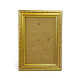 Antique Decorative Ornamented Picture Goldtone Photo Frame 5.75x7.25 Table/Wall