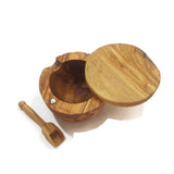 Wooden Mortar Pestle Set Herb Spice Mixing Bowl Kitchen Tools Handmade