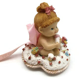 Precious Moments Figurine "Lydia's Baby Showers July 25, 1998 – Baby Girl