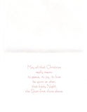 Christmas Chanting Holidays Seasons Wishes Greeting Card Vintage