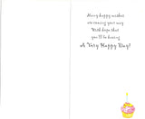 Happy 1st Birthday Cup Cake Greeting Card
