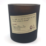 Soy Wax Can Candle Edgar Allan Poe Cardamom Absinthe Sandalwood Flavor Paddywax