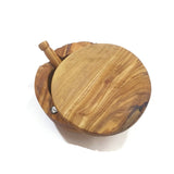 Wooden Mortar Pestle Set Herb Spice Mixing Bowl Kitchen Tools Handmade