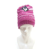 Women's Fleece Fashion Winter Warm Skellies Beanie Hat Pink American Bears