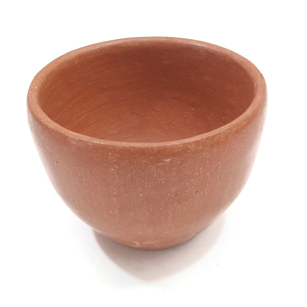 Handmade Incense Burner La Chamba Clay Smudging Bowl Brown 3.5" Wide