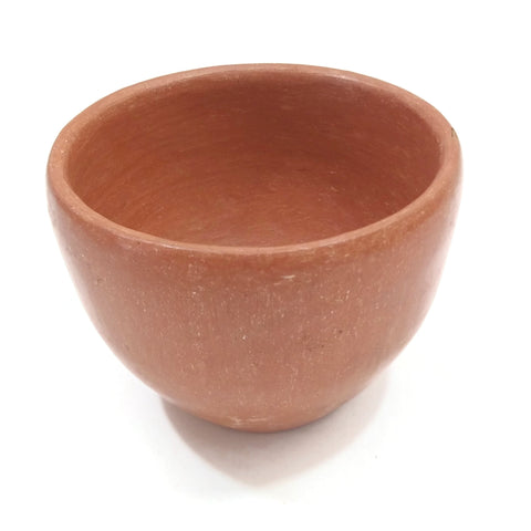 Handmade Incense Burner La Chamba Clay Smudging Bowl Brown 3.5" Wide