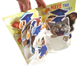 3D Pop Up Musical  Graduation Greeting Card  -NEW
