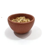 Organic Handmade Incense Burner La Chamba Clay Smudging Bowl Brown 3" Wide