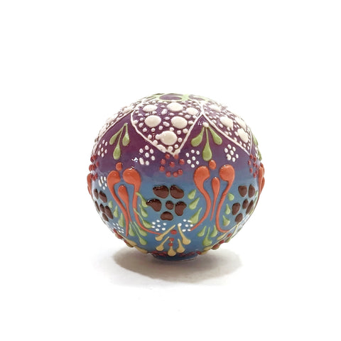 Beautiful Handmade Decorative Pastels Ceramic Ball Home Décor 3"