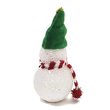 Snowman Christmas Tree Ornament Hanging Décor Holiday Seasons Gift Green Hat VTG
