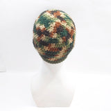 Wool Hat Unisex Handmade Knit Winter Warm Beanie Cap Gift Her  & Him Green/Brown