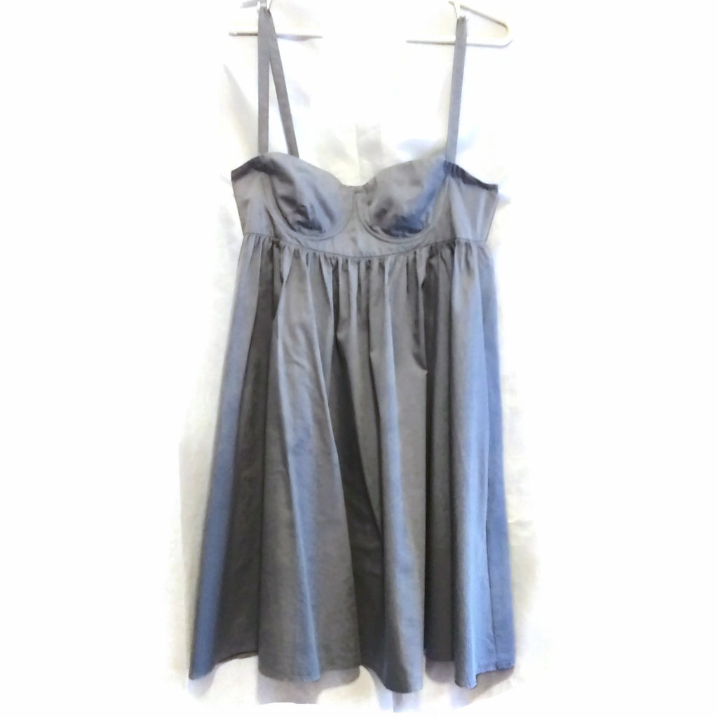 See By Chloé Summer Sleeveless Gray Mini Dress Vintage