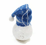 Ornaments Snowman Hanging Christmas Tree Decoration Holiday Seasons Gifts Blue H